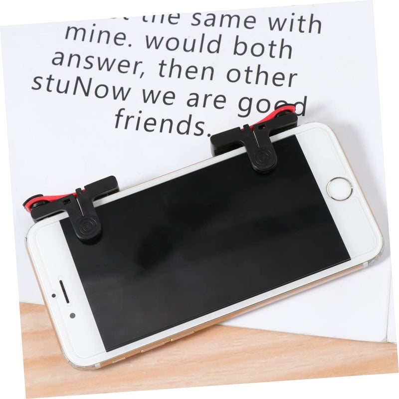 Red Mobile Gaming Joystick with Call Buttons for Chicken Eating Artifact Game - Image 4