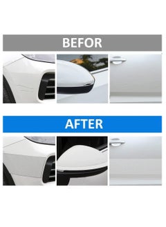 RATSAW Self Adhesive Clear Carbon Fiber Sticker Car Door Sill Trim Vinyl Wrap Sheet Protector Edge 7cm x 3m  - Image 2