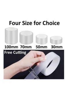 RATSAW Self Adhesive Clear Carbon Fiber Sticker Car Door Sill Trim Vinyl Wrap Sheet Protector Edge 7cm x 3m  - Image 4