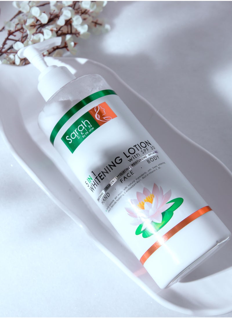 Sarah Skin 5in1 WHITENING LOTION with SPF30  - Image 3