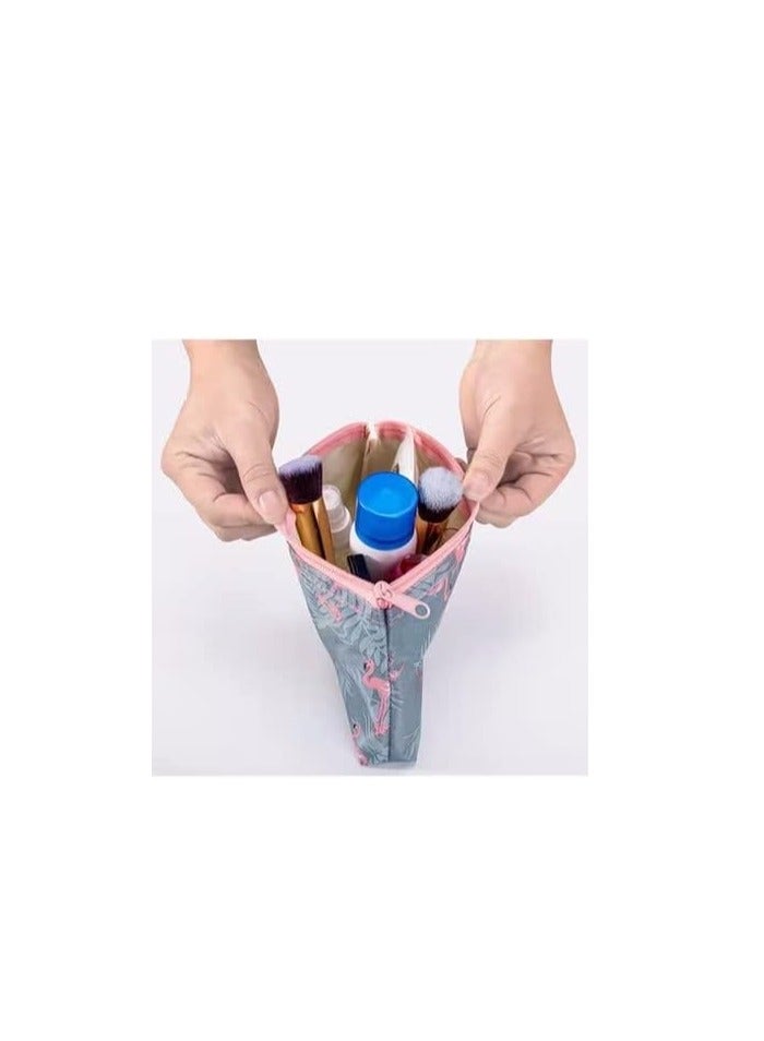 ORiTi ORiTi 3 Pack Toiletry Bag Organizer, PVC Travel Bag for Toiletries Handbags for Women Cosmetic Makeup Pouch Bag Makeup Case Bag (bllue)  - Image 3