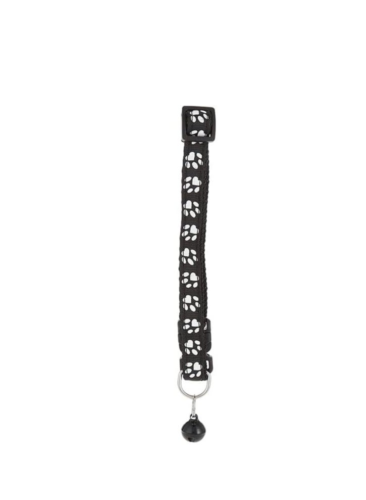 Cool Baby COOLBABY Adjustable Cat Collar Cute Pet With Removable Bell For Cats Small Dogs Black - Image 3