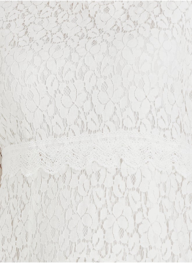 Styli Lace Handkerchief Dress  - Image 4