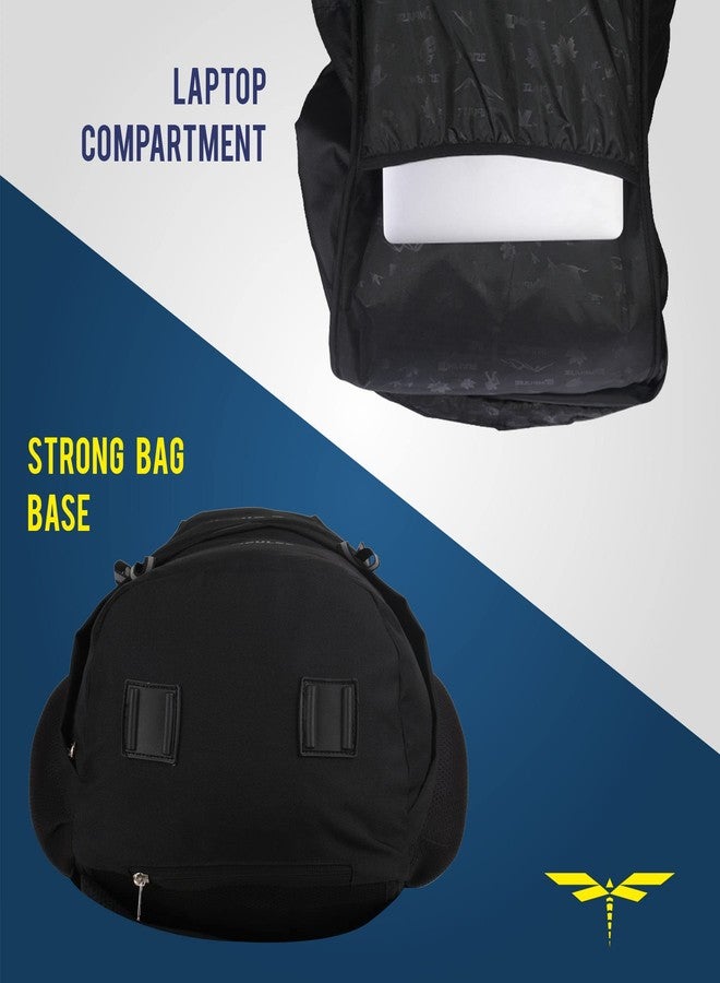 Impulse rucksack bags 75 litres travel bag for Men's tourist bag for travel backpack for hiking trekking Bag for Men's camping Libelle with 1 Year Warranty (Black) - Image 4