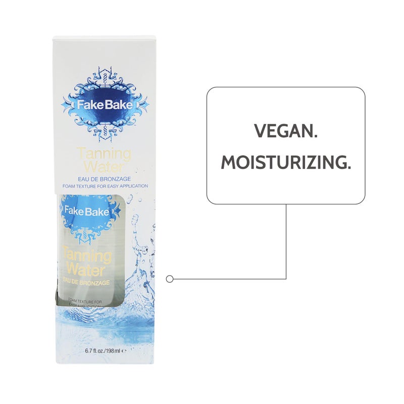 Fake Bake Foam Tanning Water Self Tanner Instant Glow with Hydrating Passion Flower Rejuvenation - Natural Looking Sunless Bronzing for Women & Men - 6.7 oz - Image 5