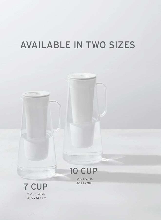 LifeStraw Home - Water Filter Pitcher, 7-Cup, Midnight Blue, BPA Free Designed for Everyday Protection Against Bacteria, parasites, microplastics, Lead, Mercury, PFAS, and a Variety of Chemicals - Image 5