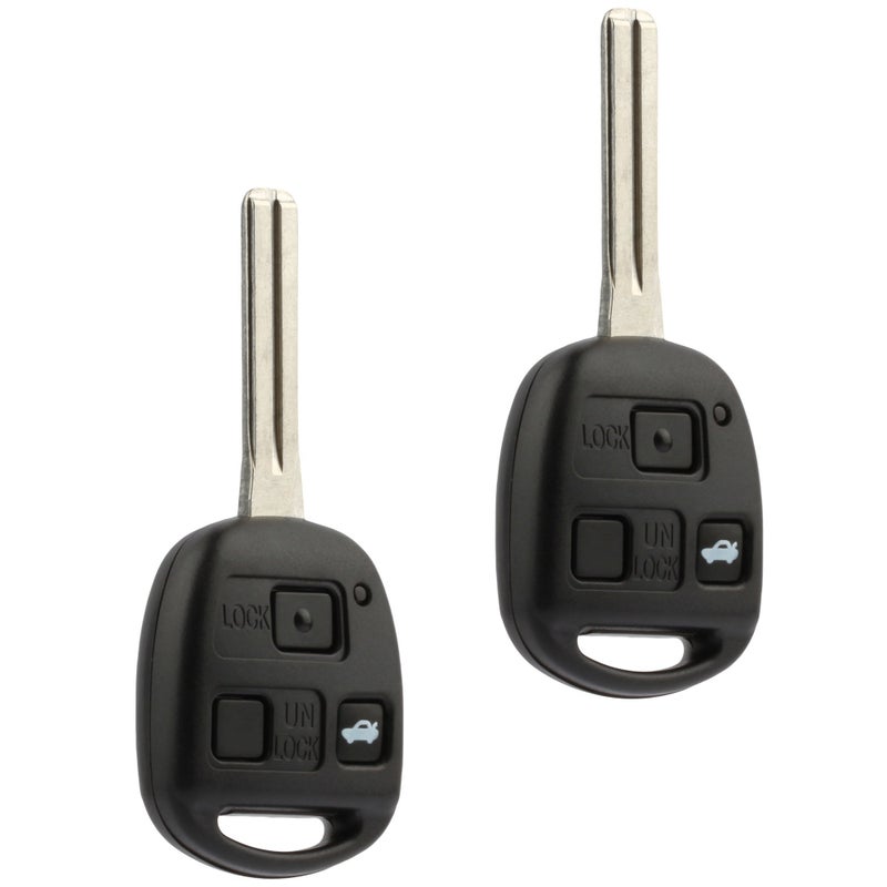 Car Key Fob Keyless Entry Remote fits ES330 LS430 SC430 HYQ12BBT 1511A12BBT Set of 2