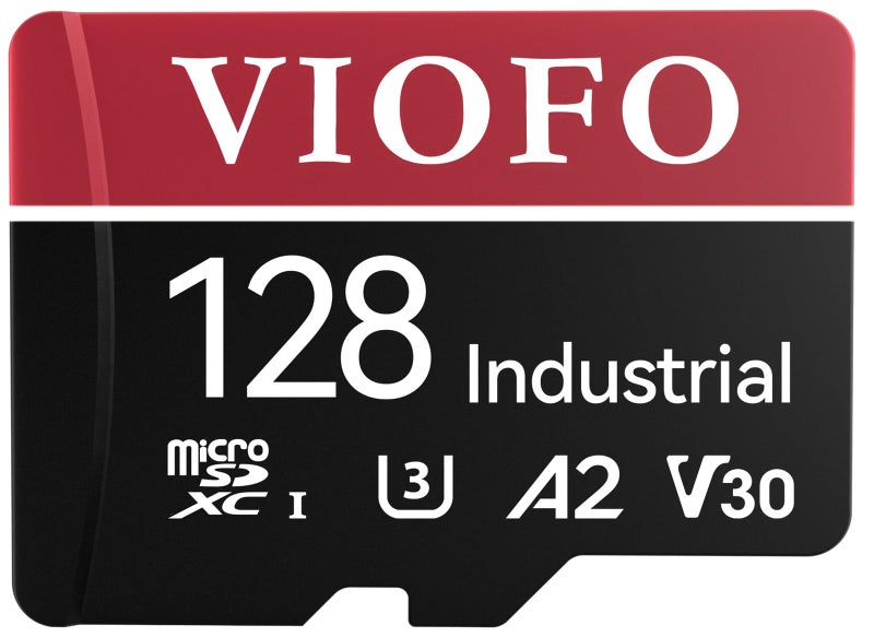 VIOFO 128GB Industrial Grade High Endurance microSDXC Card for Dash Cam Security Camera U3 A2 V30 up to 100MBs 4K UHD Continuous Loop Recording High Temperature Resistant Adapter Included - Image 2