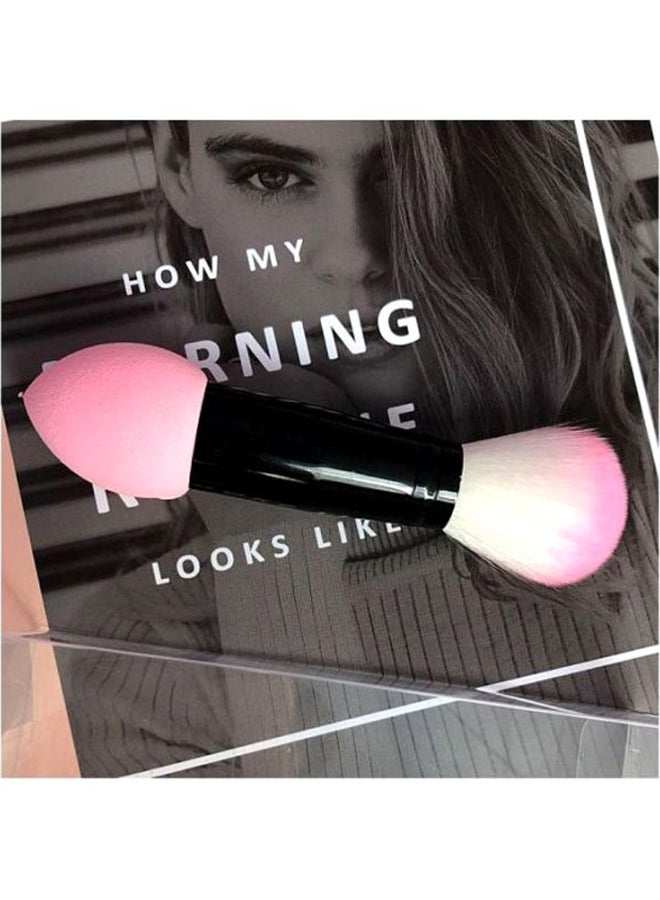 NIBEMINENT Professional Blusher Brush Pink/Black/White - Image 2