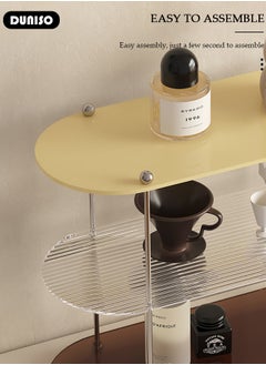 DUNISO 3-Tier Countertop Organizer, Acrylic Bathroom Organizer Countertop Vanity Organizer, Kitchen Spice Counter Organizers, Perfume Tray for Bedroom Skincare Storage Rack  - Image 5