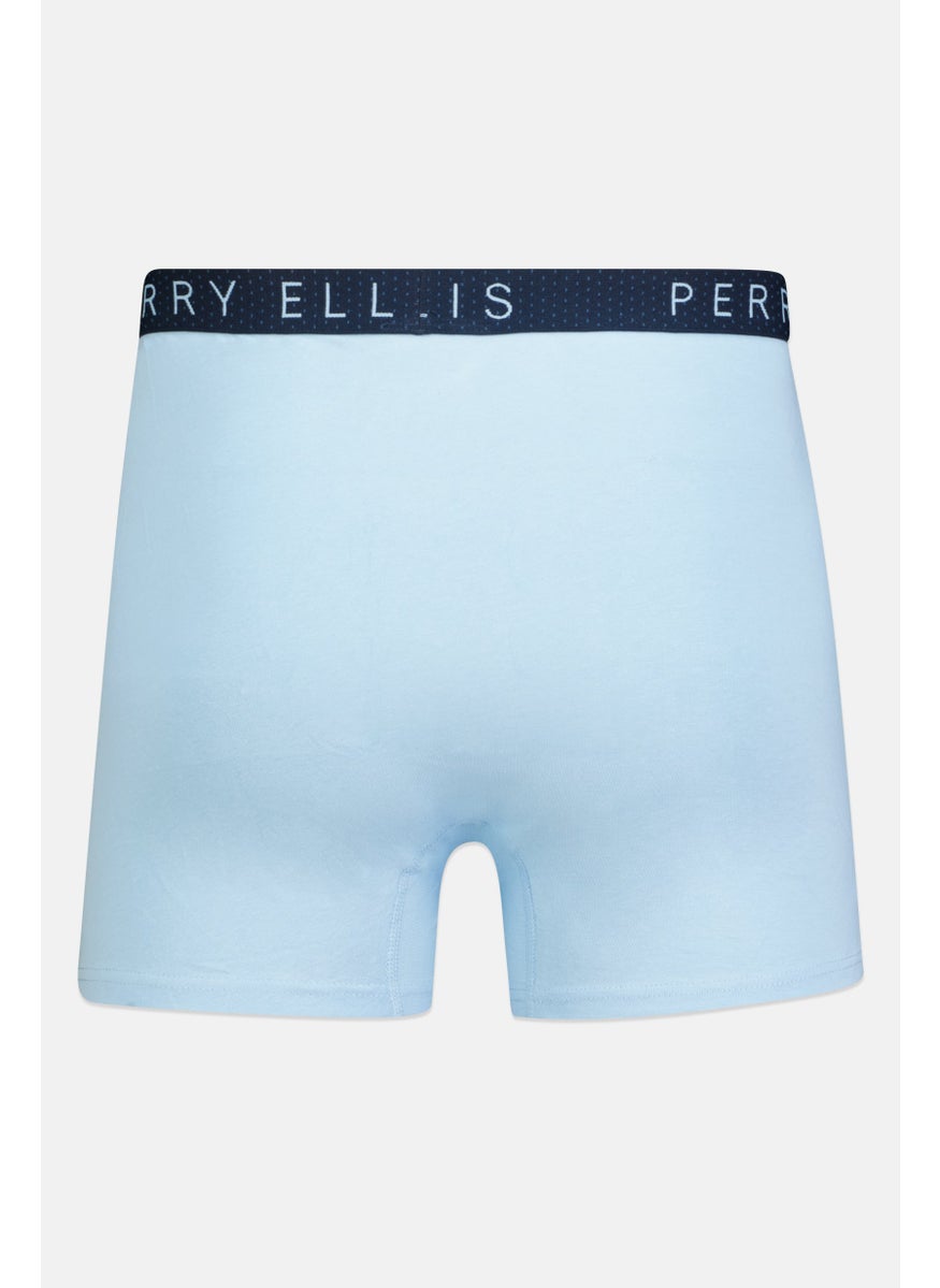PERRY ELLIS Men 3 Pack Brand Logo Boxer Briefs, Multicolor  - Image 2