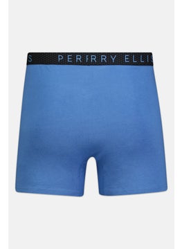 PERRY ELLIS Men 3 Pack Brand Logo Boxer Briefs, Multicolor  - Image 3
