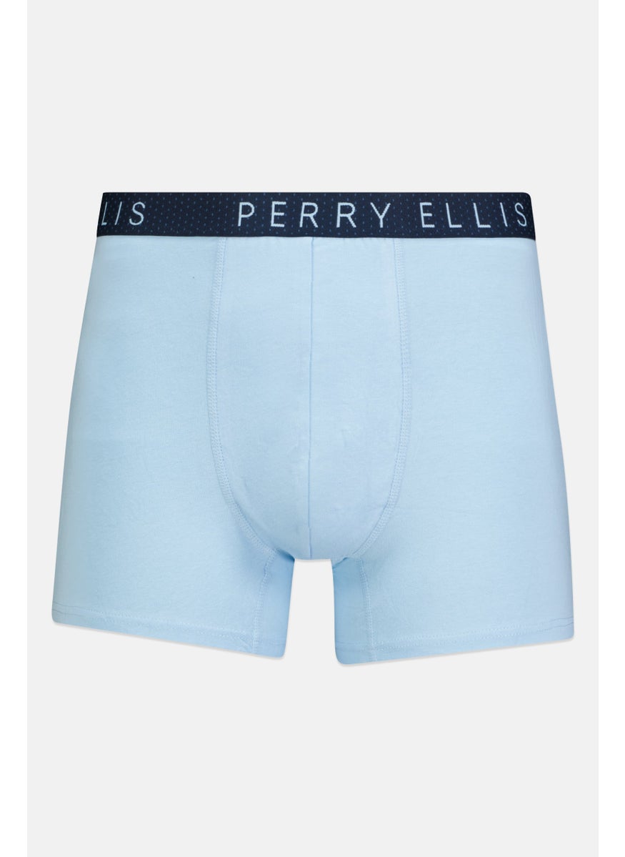 PERRY ELLIS Men 3 Pack Brand Logo Boxer Briefs, Multicolor  - Image 5