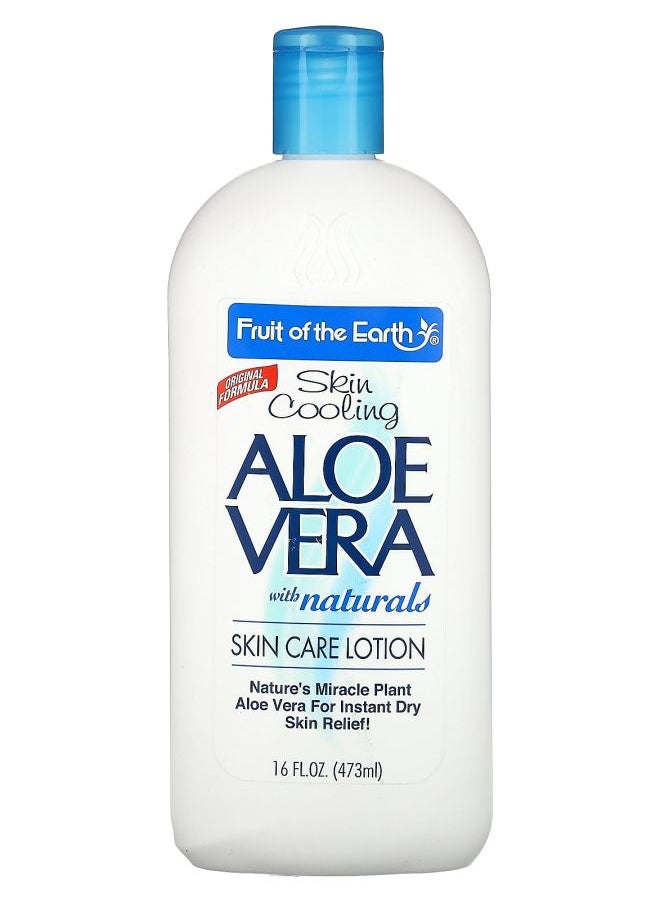 Fruit of the earth Skin Care Lotion Aloe Vera with Naturals 16 fl oz (473 ml) 