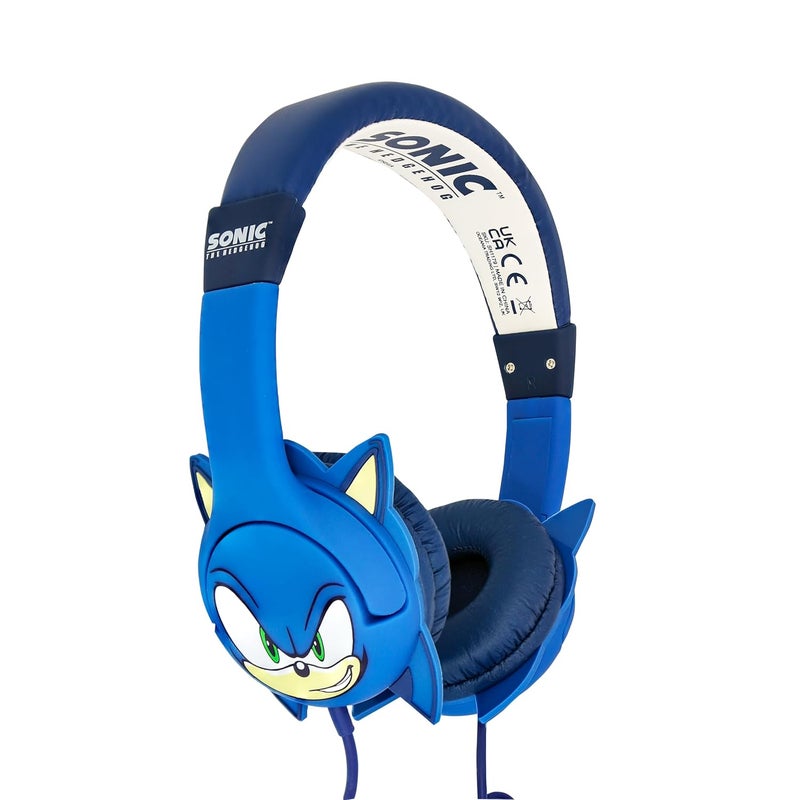 Sonic The Hedgehog Sonic Wired Headphones with Sonic Ears (Blue) - Image 4