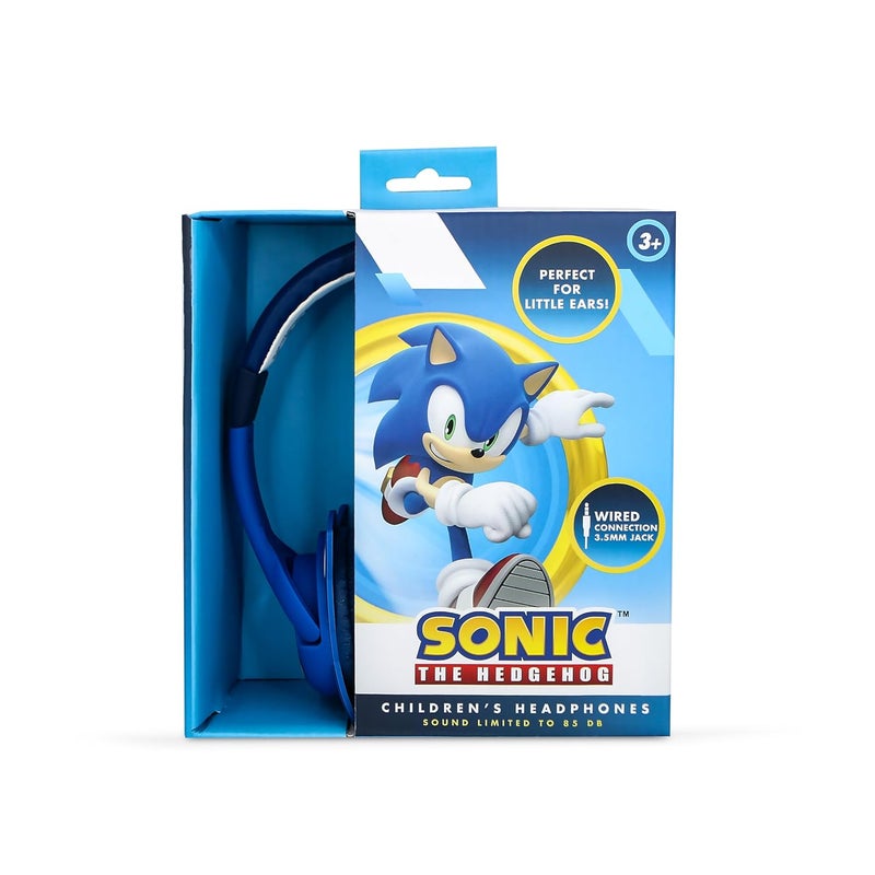 Sonic The Hedgehog Sonic Wired Headphones with Sonic Ears (Blue) - Image 1