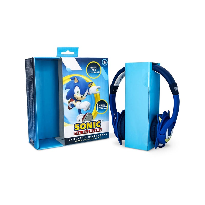 Sonic The Hedgehog Sonic Wired Headphones with Sonic Ears (Blue) - Image 2