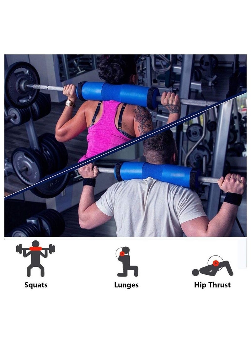 ULTIMAX Gym Bar Foam Pad Barbell Squat for Neck and Shoulder Ergonomic Protective Pad Support-Blue  - Image 3