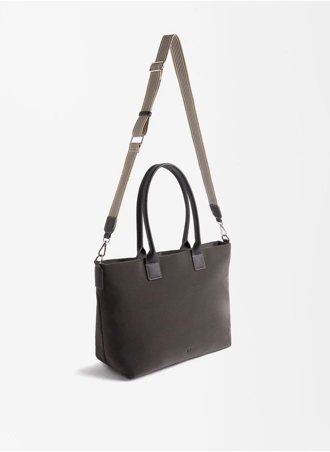 PARFOIS Velvety Effect Tote Bag