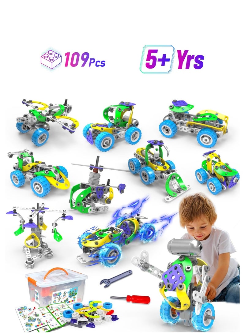 Zikra Soft Building Blocks STEM Toys, Toys for 5 6 7 8 9 10+ Years Old Boys Birthday Gifts Educational Autistic Toy Building Set, STEM Projects for Kids Ages 5 to 12 Creative Learning Games - Image 1