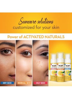 WOW Skin Science Sunscreen Gel For Dry Skin  With Aloe Vera & Hyaluronic (50 ml)  - Image 2