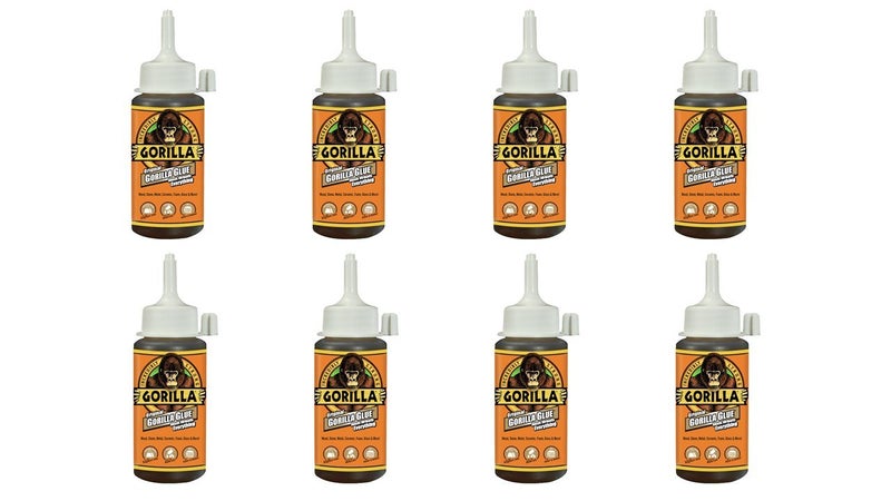 Gorilla Gorilla Original Waterproof Polyurethane Glue 4 ounce Bottle Brown Pack of 8  - Image 1