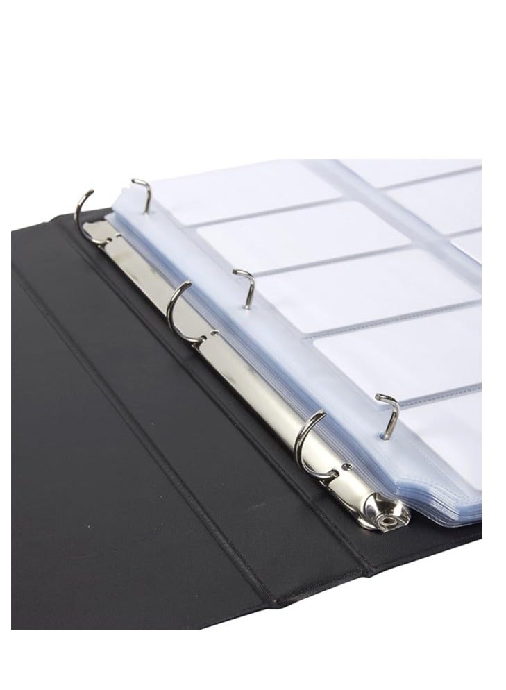MODEST Business card Holder 600 Cards Hard Cover Black - Image 3