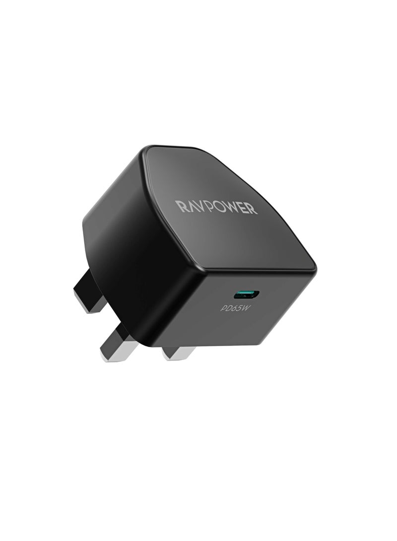 راف باور شاحن حائط 65 واط مع منفذ Type-C - Image 1