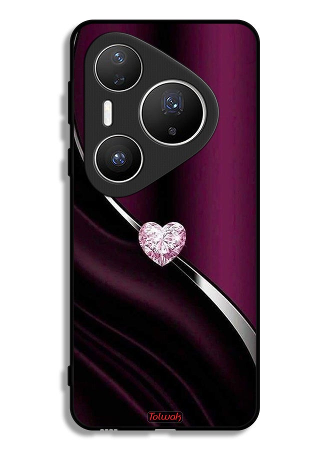 Tolwak Huawei Pura 80 Pro Protective Case Cover Diamond Heart - Image 1