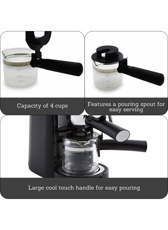 Imusa IMUSA 4cup Glass Replacement Carafe with Black Handle  - Image 2