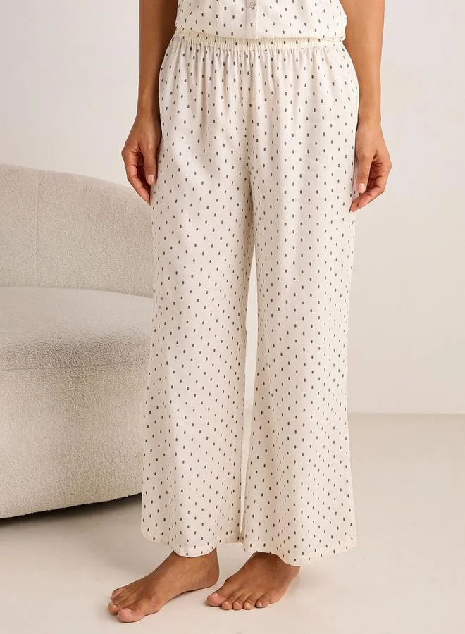 Splash FAV  Pyjama Set Button-Down Top & Trousers for Women | Best Price UAE