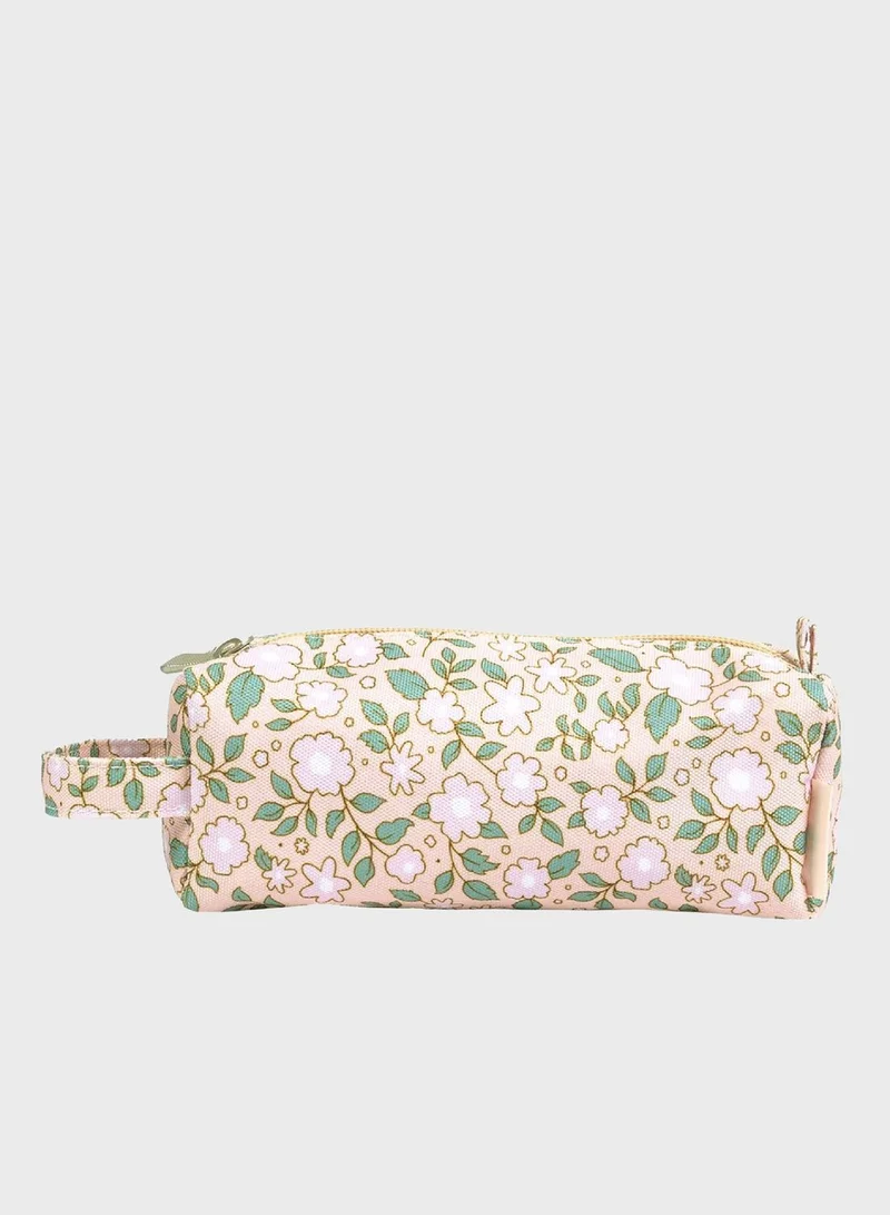 A Little Lovely Company Blossom Pink Pencil Case