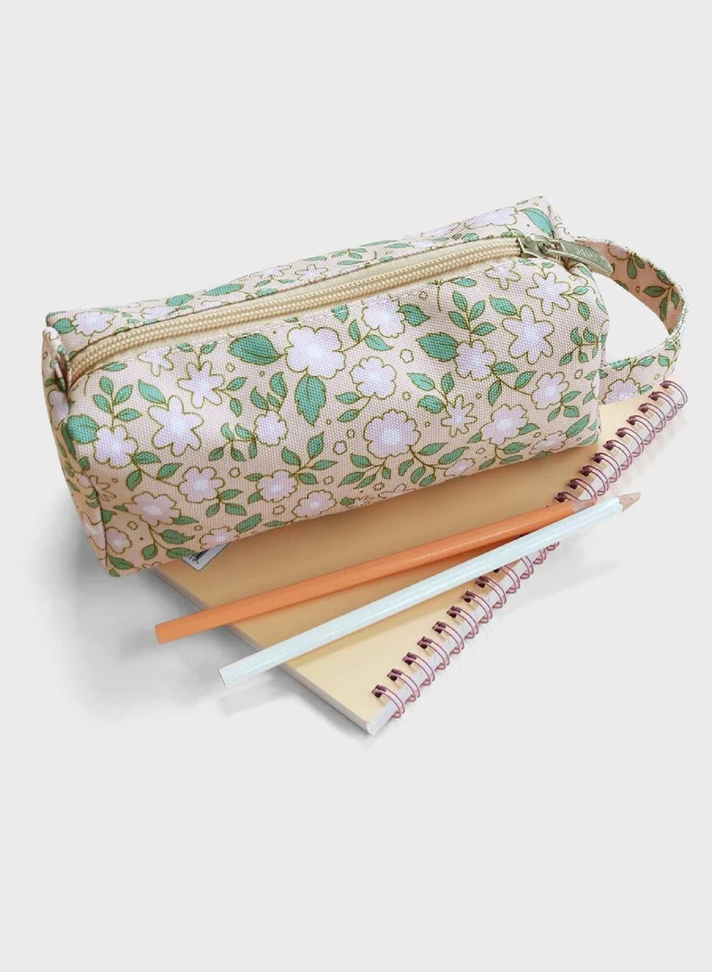 A Little Lovely Company Blossom Pink Pencil Case