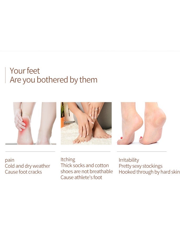 13 in 1 Electric Foot Scrubber to Remove Dead Skin with 3 Roller Heads 2 Speed & Battery Display for Pedicure Kit,White - Image 3