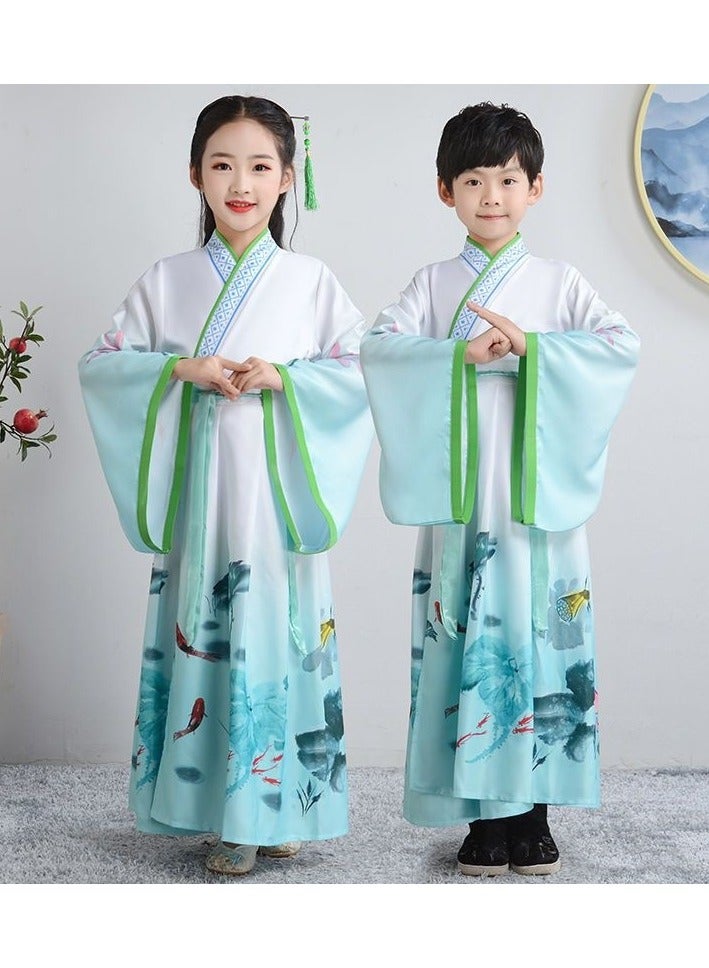 general Traditional Girl's Ancient Hanfu Costume - Elegant Princess Performance Dress for Stage, Cosplay & Cultural Events - Image 1