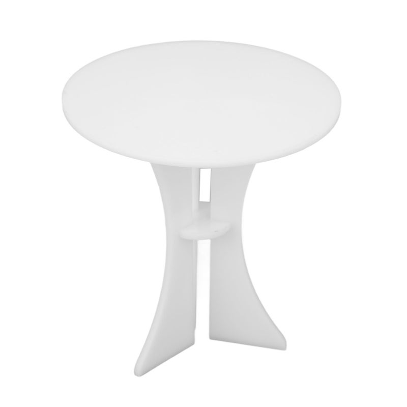 Dollhouse Round Table 1/6 Acrylic Miniature Furniture for Dollhouse Decoration Accessories - Image 3