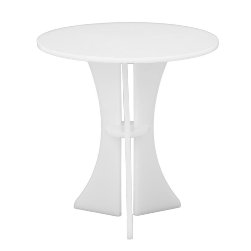 Dollhouse Round Table 1/6 Acrylic Miniature Furniture for Dollhouse Decoration Accessories - Image 1