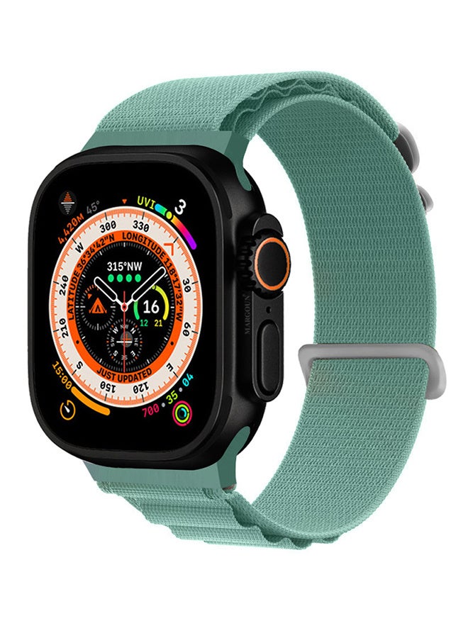 Replacement Band for Apple Watch Band 49mm 46mm 45mm 44mm - Alpine Loop Band for Women Men - Adjustable With Metal G-Hook Strap For iWatch Ultra Series SE 8/7/6/5/4/3/2/1 - Aquamarine - Image 5