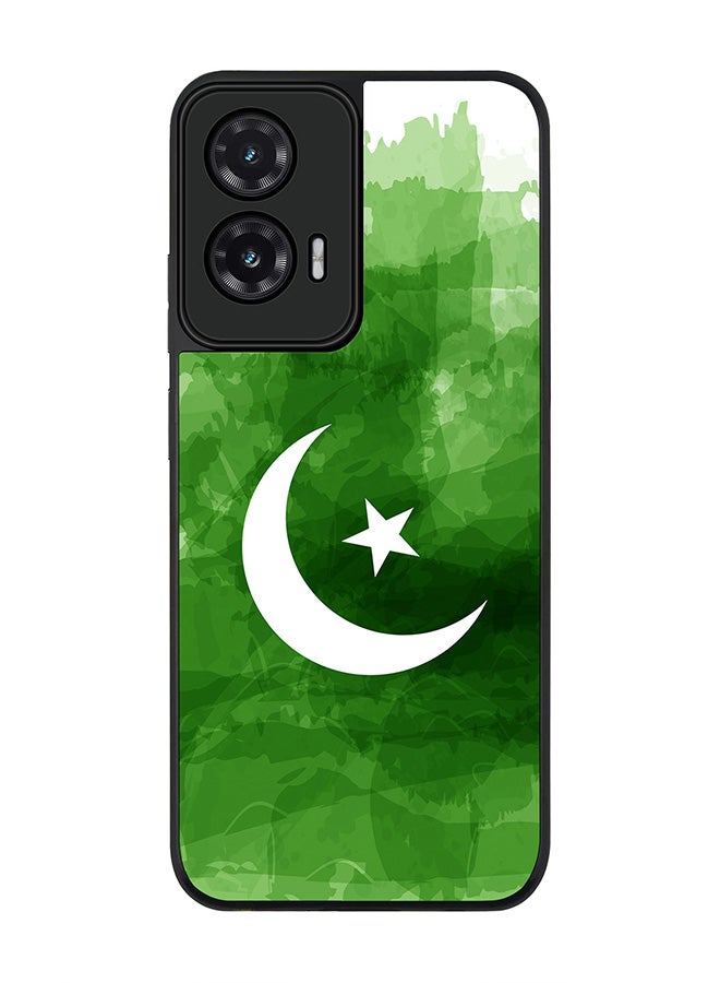 Stylizedd For Motorola Moto G35 Case,Slim fit Camera Protection, Shockproof Thin Phone cover  - Crescent Green