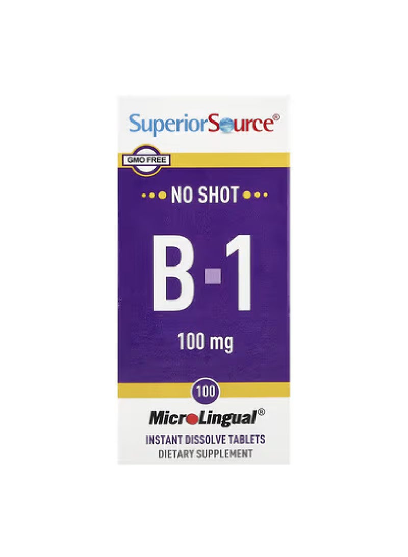 Superior Source B-1, 100 Instant Dissolve Tablets
