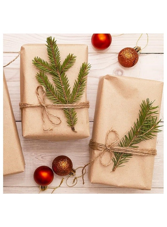 Generic Natural Jute Twine 100m - Handmade Rope for Gift Wrapping, Flower Arrangements, Gardening, Festive Decorations & DIY Crafts  - Image 4