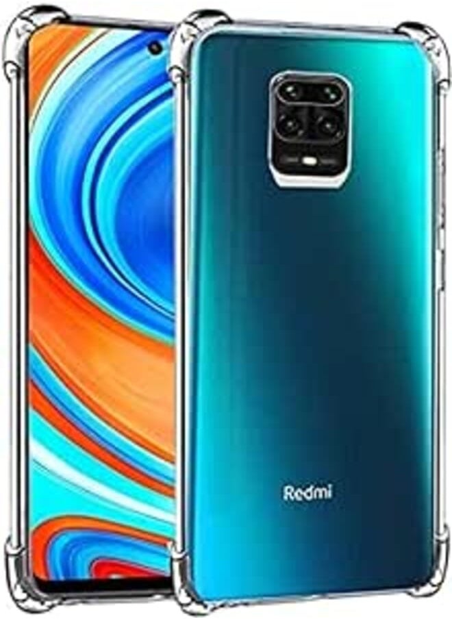 Generic - (Redmi Note 9s) Transparent Reinforced Corners Scratch Resistant TPU Rubber Soft Silicone Case Cover - Image 1