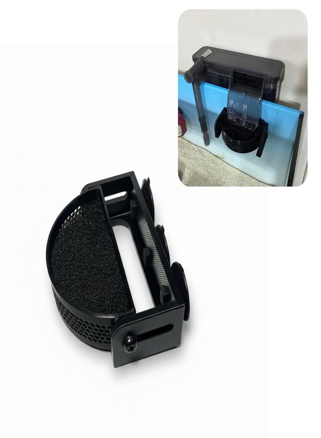BEVINKATE Aquarium Filter Baffle with Suction Cups, Fish Tank Flow Controller, Water Surface Calmer & Flow Reducer for Betta Fish and Shrimp (Black) - Image 1
