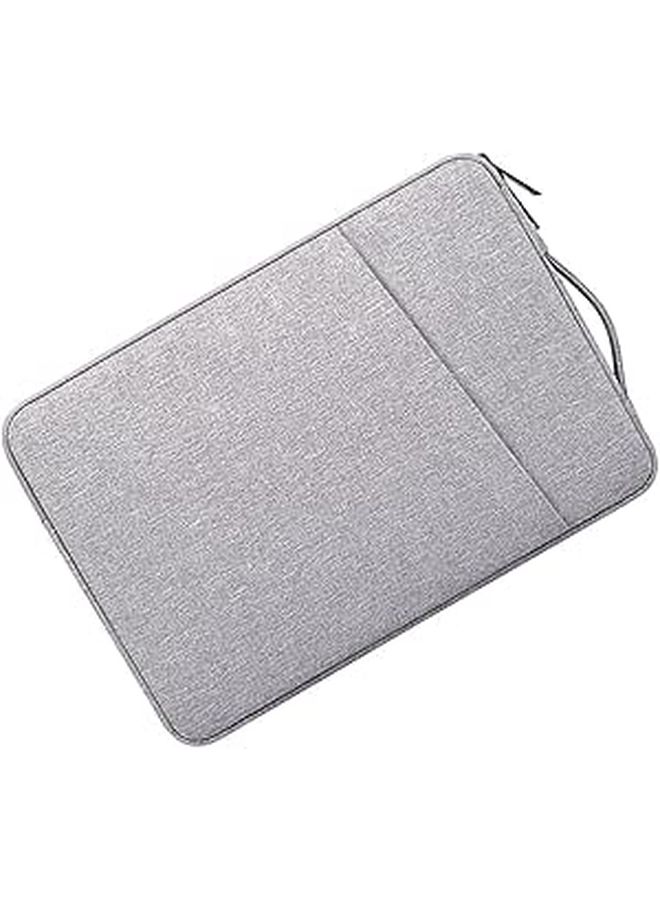 Gray Felt Laptop Sleeve for 13.3 Inch Notebook Travel Office Case 34.5x24.5x2.5cm - Image 1