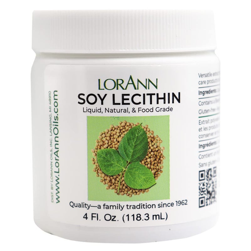 LorAnn Lecithin Liquid 4 Ounce Jar