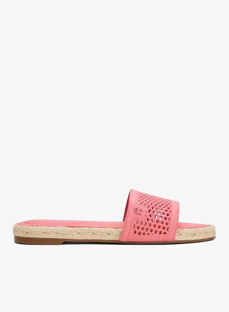 Knit Mesh Flat Sandal Espadrille Sandals