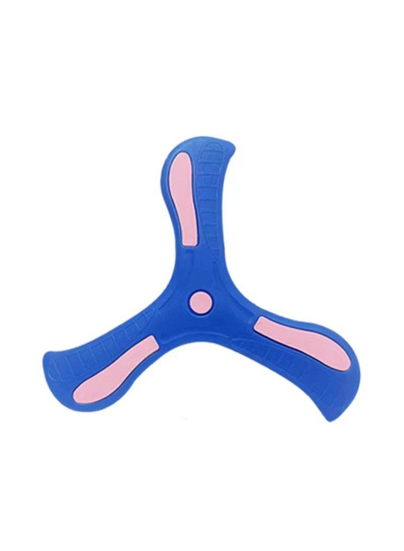 EVA Boy Children's Hand Throwing Boomerang Outdoor Parent-child Interactive Gift Boomerang Toy (Blue) - Image 1