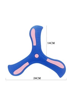 Generic EVA Boy Children's Hand Throwing Boomerang Outdoor Parent-child Interactive Gift Boomerang Toy (Blue)  - Image 2
