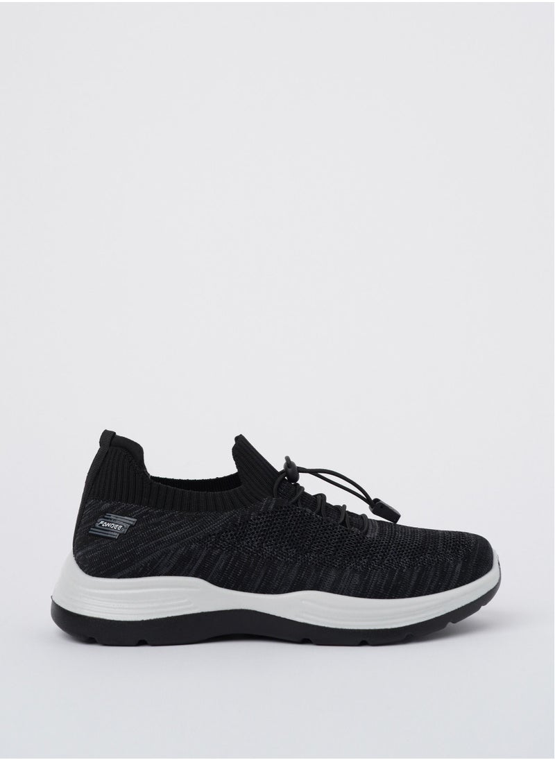 Cobblerz - Cobblerz Men's Lace-up Low Top Sneakers BLACK - Image 1