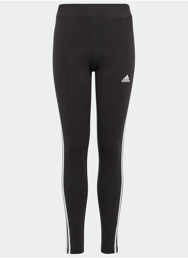 Adidas Essentials 3-Stripes Cotton Leggings  - Image 1